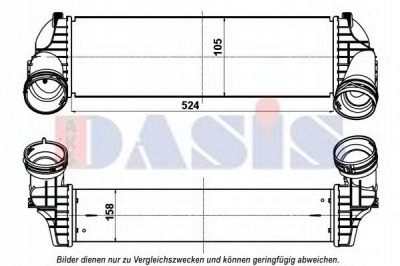 AKS DASIS 057023n -  Интеркулер
